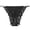 Black, variant on Elegant Rhinestone Strap Thong Panties, Seamless Underwear for Women with Sparkling Waistband, Breathable Floral Lace Womens Underwear, Invisible Comfort G-String