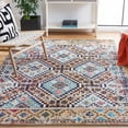thumbnail image 3 of SAFAVIEH Madison Lanford Vintage Geometric Area Rug, Orange/Beige, 5'3" x 7'6", 3 of 9