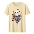 thumbnail image 3 of Atkumj Halloween T Shirts for Man Fashion Crew Neck Short Sleeve Graphic Tees Casual Comfortable Cotton Tee Shirts for Party Festival M, 3 of 6
