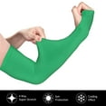 thumbnail image 3 of Easygdp Forestgreen Adult Ice Silk Sunscreen Arm Cover with Thumbhole, Cooling Compression Arm Cover for Running, 3 of 8
