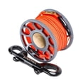 thumbnail image 2 of koolsoo Scuba Diving Reel Dive Reel Compact Snorkeling Attachment Effortless Smooth Line Release Diving Finger Spool Scuba Spool gray, 2 of 9