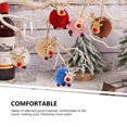 thumbnail image 3 of Pretyzoom 6pcs Mini Animal Ornaments Deer Lamb Ball Hanging Ornaments Wood Home Decor for Christmas Celebration, 3 of 8