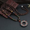 thumbnail image 3 of kurtrusly Vintage Style Beads Pendant Necklace Exquisite Workmanship And Personalized Wide Application As Shown 3 1Set, 3 of 6