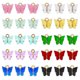 thumbnail image 2 of 10pcs 13x13mm Butterfly Pendant Accessories for DIY Bag Necklace Charm Jewelry Making Kawaii Earrings Materials Holiday Gifts, 2 of 5