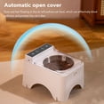 thumbnail image 4 of Alimentador Automático Para Gatos, Alimentador Automático Para Mascotas Para Perros Gatos, Dispensador De Alimentos Para Mascotas, Sensor Automático Con Tapa Abatible, Comedero, 4 of 7