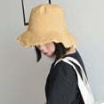 thumbnail image 2 of Hats Christmas Fisherman Women'S Visor Simple Casual Trimmed Basin Foldable Washed Cloth Winter Hats For Women, 2 of 7