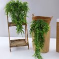 thumbnail image 3 of Cateissary 2 piezas de plantas colgantes verdes artificiales versátiles para cualquier espacio durabilidad duradera elegante Decoración del hogar, 3 of 6