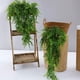 thumbnail image 2 of Matsuzay Plantas colgantes verdes artificiales, versátiles, de plástico, para cualquier espacio, 2 uds. Decoración del hogar, 2 of 6