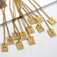 thumbnail image 2 of The magician Tarot card pendant - Gold plated Tarot necklace, 2 of 5