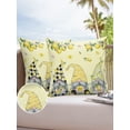 thumbnail image 6 of Pack of 2 Outdoor Pillow Covers, Summer Lemen Gnomes Waterproof Square Throw Pillowcase Cushion Decorative Pillow Covers for Couch Patio Tent, 26x26 in, 6 of 6