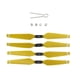 thumbnail image 1 of Hélices plegables Perfecl para H501S H501C B2C 2 Amarillo Oro, 1 of 8
