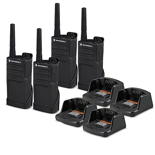 4 x Motorola RMM2050 On-Site 2-Way Radio (RMM2050) - 4 Pack Bundle