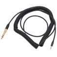 thumbnail image 1 of Coiled Headphone Cable, Gold Plated Connector Sound Cord for QC45 QC35 QC25, Compatible with IOS , 170cm Stretchable Length, 1 of 7