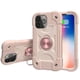 thumbnail image 1 of Funda multifunción 3 en 1 para iPhone 14, 13, 12 Mini, 11 Pro Max, XS, XR, 7, 8 Plus, SE, soporte de silicona para coche, PC, cubierta a prueba de golpes, piel Fivean unisex, 1 of 2