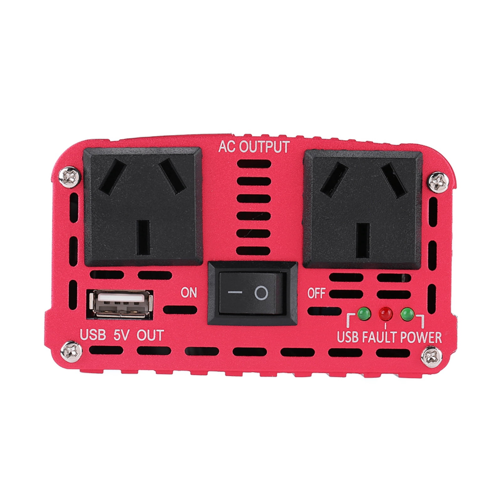 Dual Outlets Power Inverter,Power Inverter,2000W DC 12V to AC 110V Power Inverter Converter W/ Dual Outlets for Home Car Outdoor Use