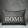 thumbnail image 2 of Creative Products Welcome Home Script Grey 14x20 Indoor / Outdoor Pillow, 2 of 2