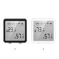 thumbnail image 4 of Inteprter Termómetro inteligente Digital para dormitorio interior Tuya WiFi ℃/℉ Higrómetro Indicador electrónico con Medidor de conexión Electrónica Negro, 4 of 6