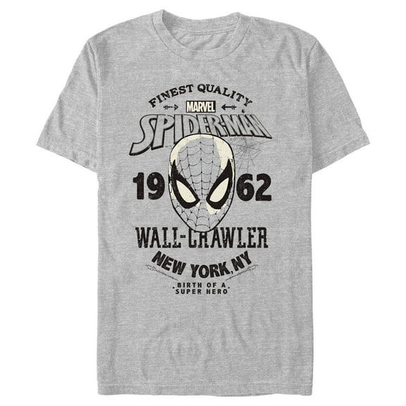 Men's Spider-Man Finest Quality Wall-Crawler Graphic T-Shirt