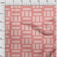 thumbnail image 3 of oneOone Polyester Spandex Medium Pink Fabric Geometric Sewing Material Print Fabric By The Yard 56 Inch Wide, 3 of 4