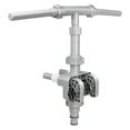thumbnail image 1 of DYNWAVECA Pool Accessory Relaxation Easy Installation Decoration Double Head Outdoor Ornament Sturdy Pool Sprinkler Gray, 1 of 6
