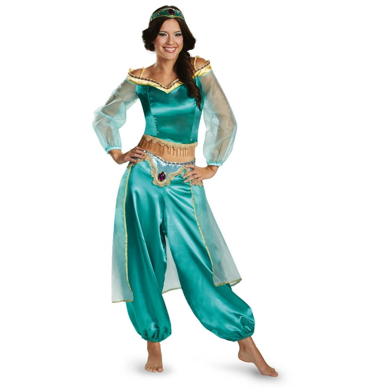 Disguise Women's Adult Princess Jasmine Sassy Prestige Halloween