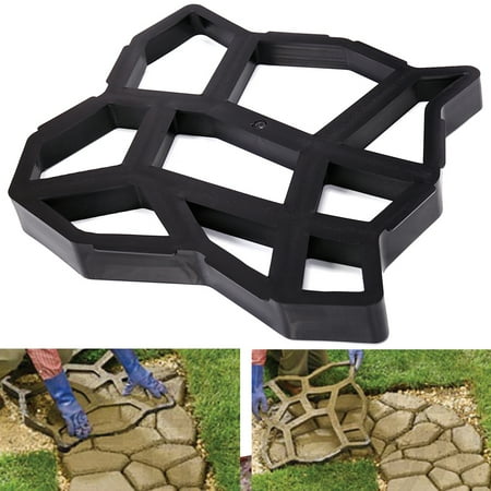 Jaxpety Concrete Stepping Road DIY Stone Molds Outdoor Decorative Stone Walk