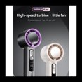 thumbnail image 4 of N98 Foldable Handheld Fan with 100-Speed Adjustment, LED Display & Bright Light - USB Rechargeable 5000mAh Battery, Portable Mini Pocket Fan for Outdoor/Indoor Use, Lightweight ABS+PC Construction,, 4 of 7