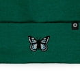 thumbnail image 2 of Dalix Butterfly Embroidered Beanie Insect Warm Winter Knit Hat for Women in Green, 2 of 5