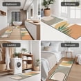 thumbnail image 5 of Orange Boho Geometric and Plant Pattern Kitchen Rugs Sets Of 3,Kitchen Runner Rugs Non Skid Washable,Decorative Kitchen Floor Mats for Kitchen,Sink,Laundry,17"x30"+ 17"x47" + 17"x59", 5 of 6