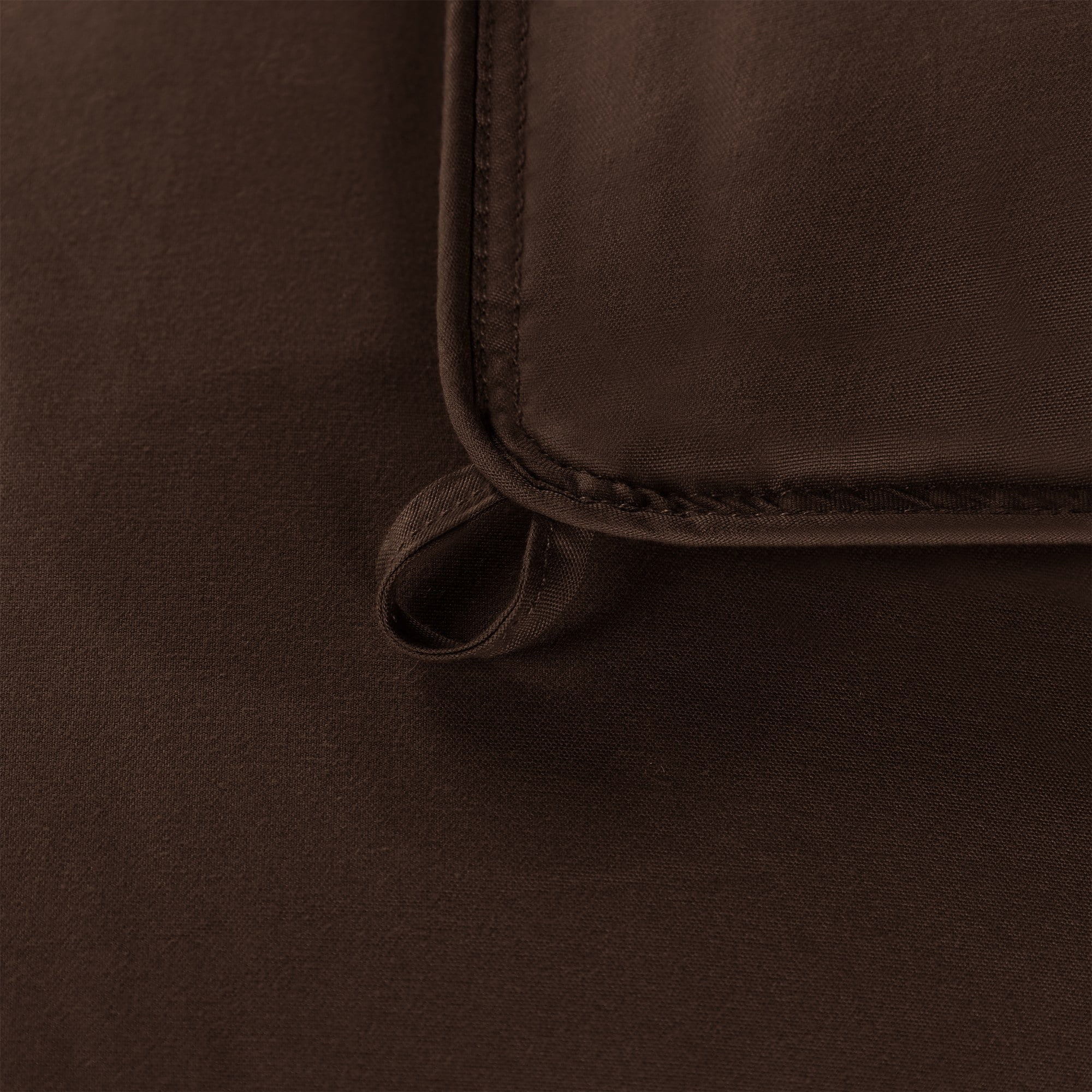 Superior Classic Reversible Comforter, King, Chocolate
