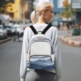 thumbnail image 7 of FORMRS Mini Backpack Purse for Women Quilted Travel Daypack Casual Shoulder Bag, Watercolor Mountains, 7 of 7