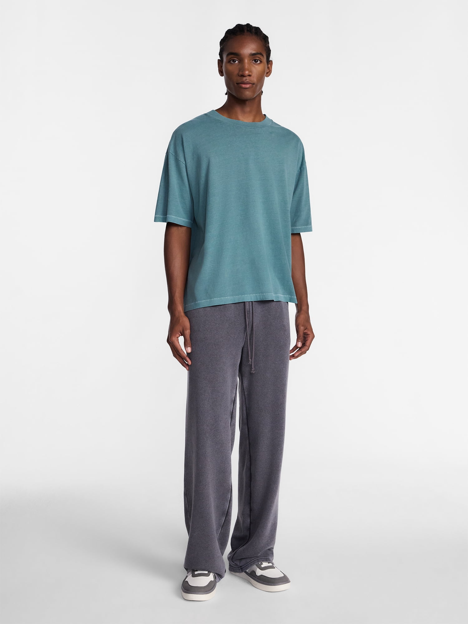 No Boundaries Fleece Open Hem Pants, Men's XS-5XB