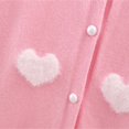 thumbnail image 6 of Ruyang Girl's Knit Cardigan Toddler Girls Valentine Sweater Kids Button Down Knitted Sweater Heart Graphic Crewneck Sweatshirt, 6 of 9