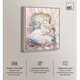 thumbnail image 2 of An Aristocat Canvas Cute Pets Prints by Art Remedy, Silver Frame, 24" x 30", 2 of 7