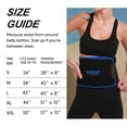 thumbnail image 2 of MANIFIQUE Waist Trainer for Women & Men Sweat Band Waist Trimmer for Training & Working Out, 2 of 5