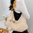 thumbnail image 6 of ibiyuan Crossbody Bags For Women Travel Large Capacity Woven Shoulder Tote Handbag for Women, Casual Beach Commute Everyday Shoulder Purse Gifts For Girlfriend, 6 of 6
