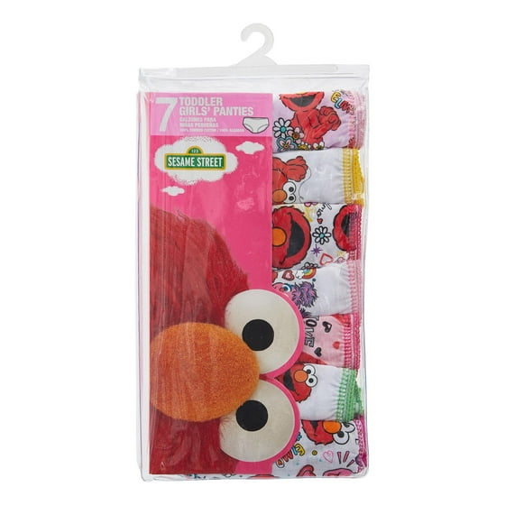 Toddler Girls' Elmo Underwear, 7Pack