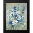 thumbnail image 2 of Robinson, Carol 19x24 Black Modern Framed Museum Art Print Titled - Blue Garden I, 2 of 5
