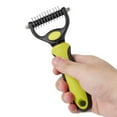 thumbnail image 5 of Dog Brush Double Side Undercoat Rake For Dogs & Cats Brush For Shedding Effective Dematting Comb And Dematting Tool For Grooming Extra Wide, 5 of 5