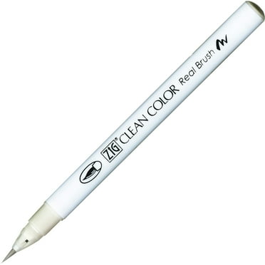 Kuretake Zig Clean Color Real Brush Marker, Cool Gray 1