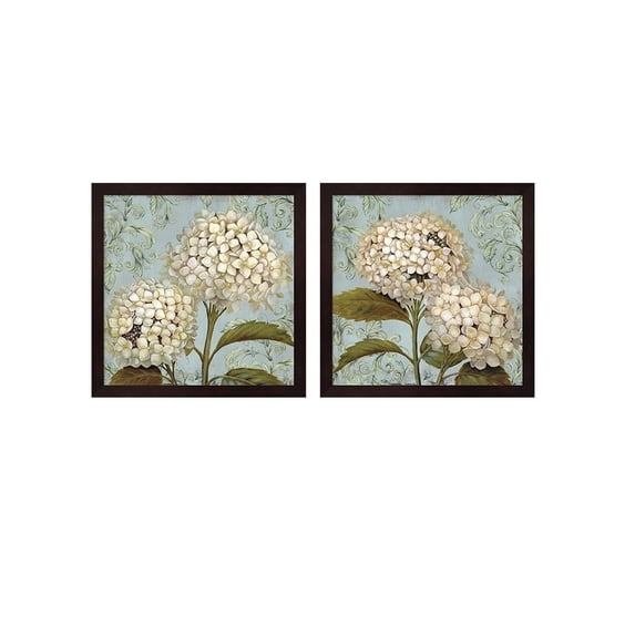 Daphne Brissonnet 'Ornament A' Framed Art (Set of 2)
