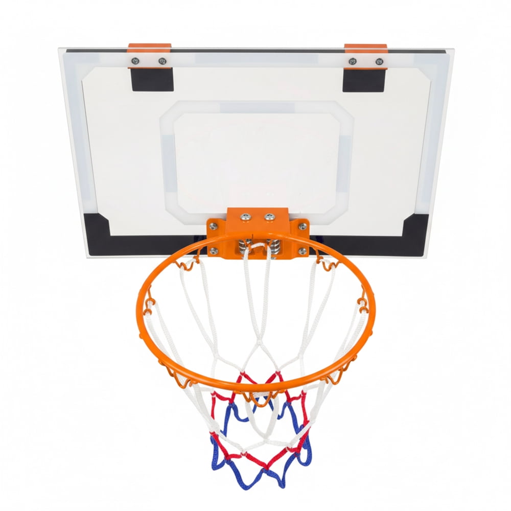 Mini Indoor Basketball Hoop, Over The Door Backboard and Rim Mini Indoor Basketball Hoops Set for Door, Boost Wall Mount Basketball Hoop for Wall Outdoor Office