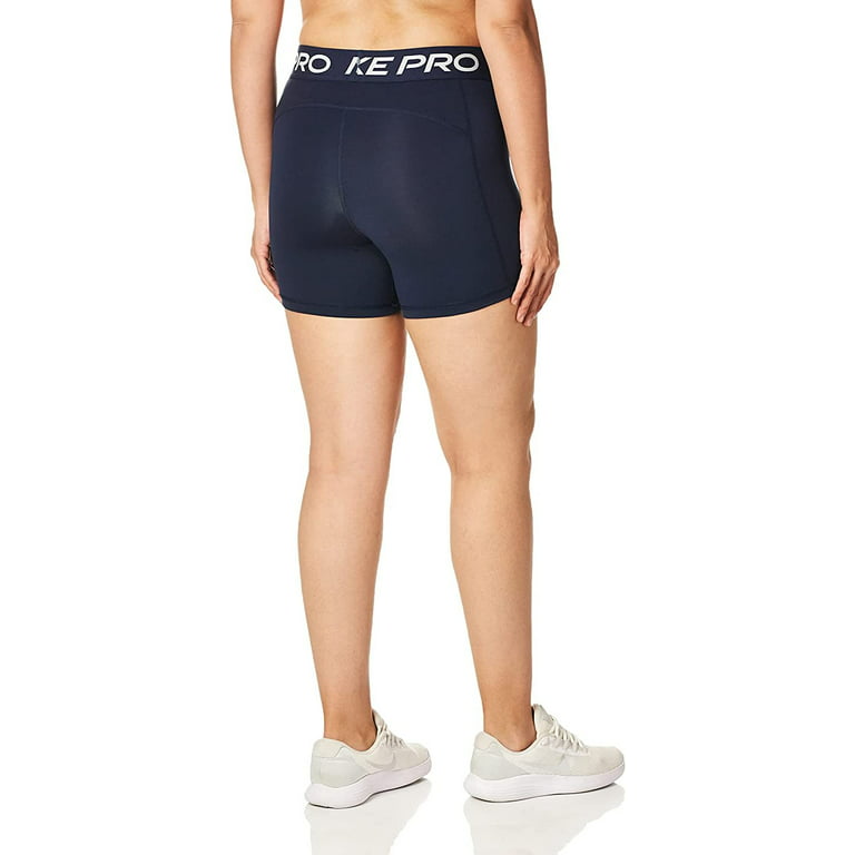 Verouderd kunst eerlijk Nike Women's Pro 365 5" Shorts, CZ9831-451 Navy/White, Large - Walmart.com