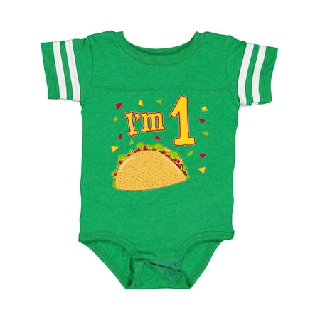 

Inktastic I m One- Taco Birthday Party Gift Baby Boy or Baby Girl Bodysuit