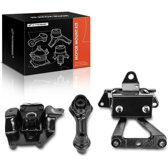 A-Premium 3PCS Engine Motor Mount and Transmission Mount and Torque Strut Mount Kit Compatible with Chevrolet Cavalier & Pontiac Sunfire, 1995-2002, 2.2L, Automatic Transmission Only