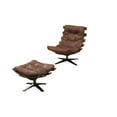 thumbnail image 3 of ACME Gandy 2-piece Chair and Ottoman Set in Retro Brown, 3 of 5