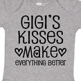 thumbnail image 4 of Inktastic Gigi Kisses Make Everything Better Boys or Girls Baby Bodysuit, 4 of 5