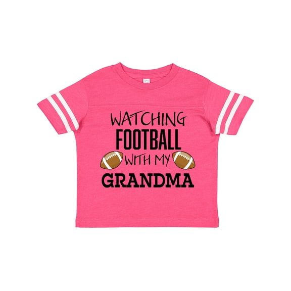 Inktastic Watching Football with My Grandma Boys or Girls Toddler T-Shirt