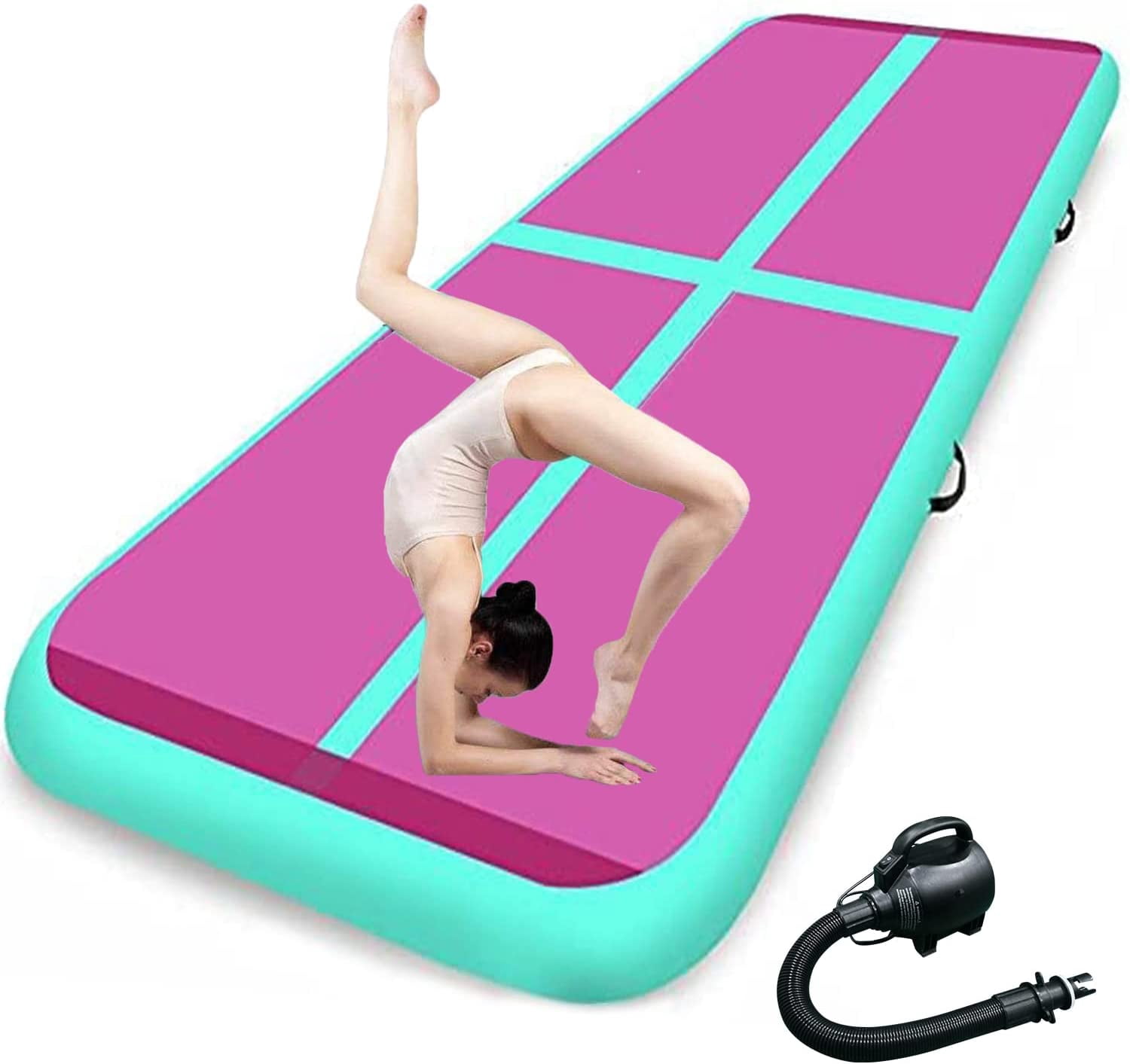 Inflatable Matting FBSPORT Thickness Air Inflatable Track Mat,26ft/23ft/20ft/13ft/10ft ...