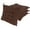 Brown, variant on Chair Cushions for Dining Chairs Set of 4 TeqHome Chair Pads with Ties 17.7"×17.7"×2.3" Rose Red